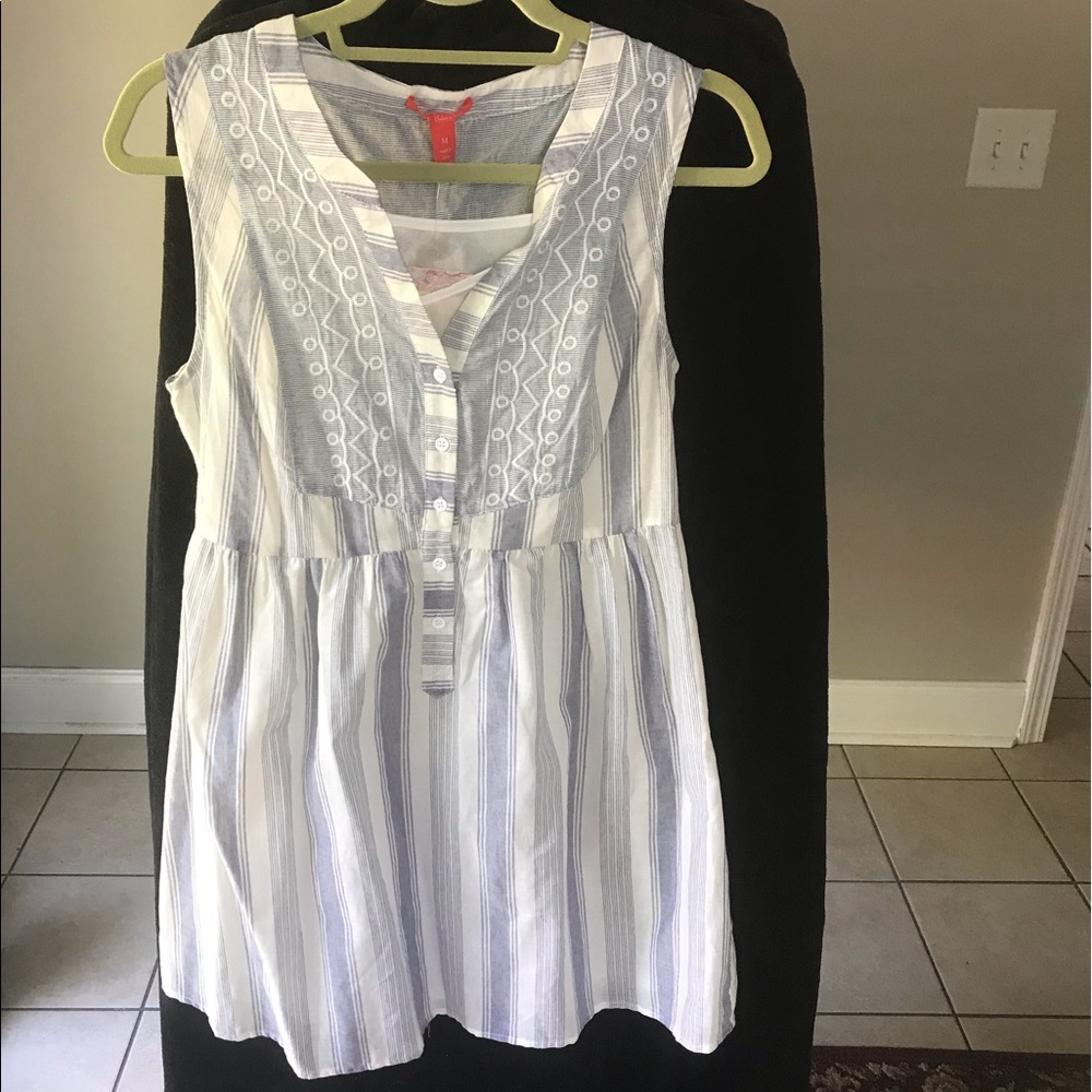 Chelsea & Violet blue striped sundress
